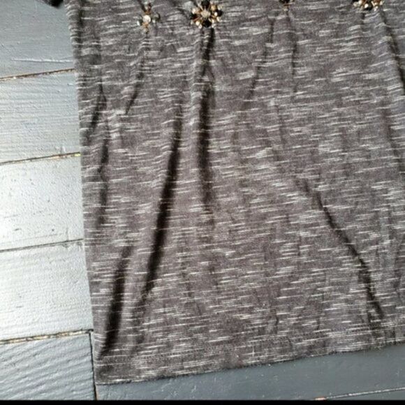 Loft jeweled Grey Shirt - Picture 5 of 7